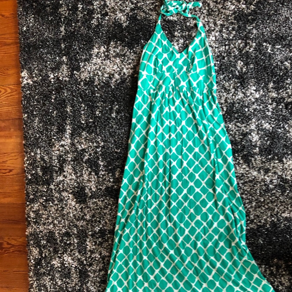 LOFT Maxi Halter Dress
